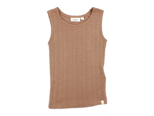 Lil Atelier mocha mousse top